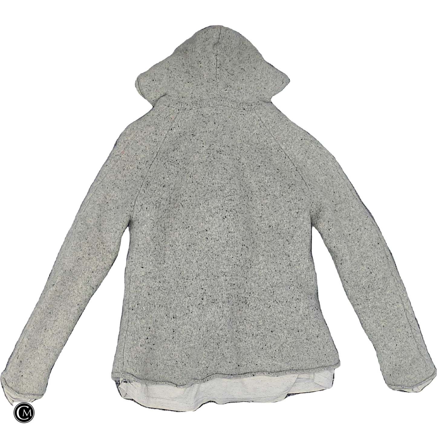Jacket Fleece By Clothes Mentor In Grey, Size: M image 2