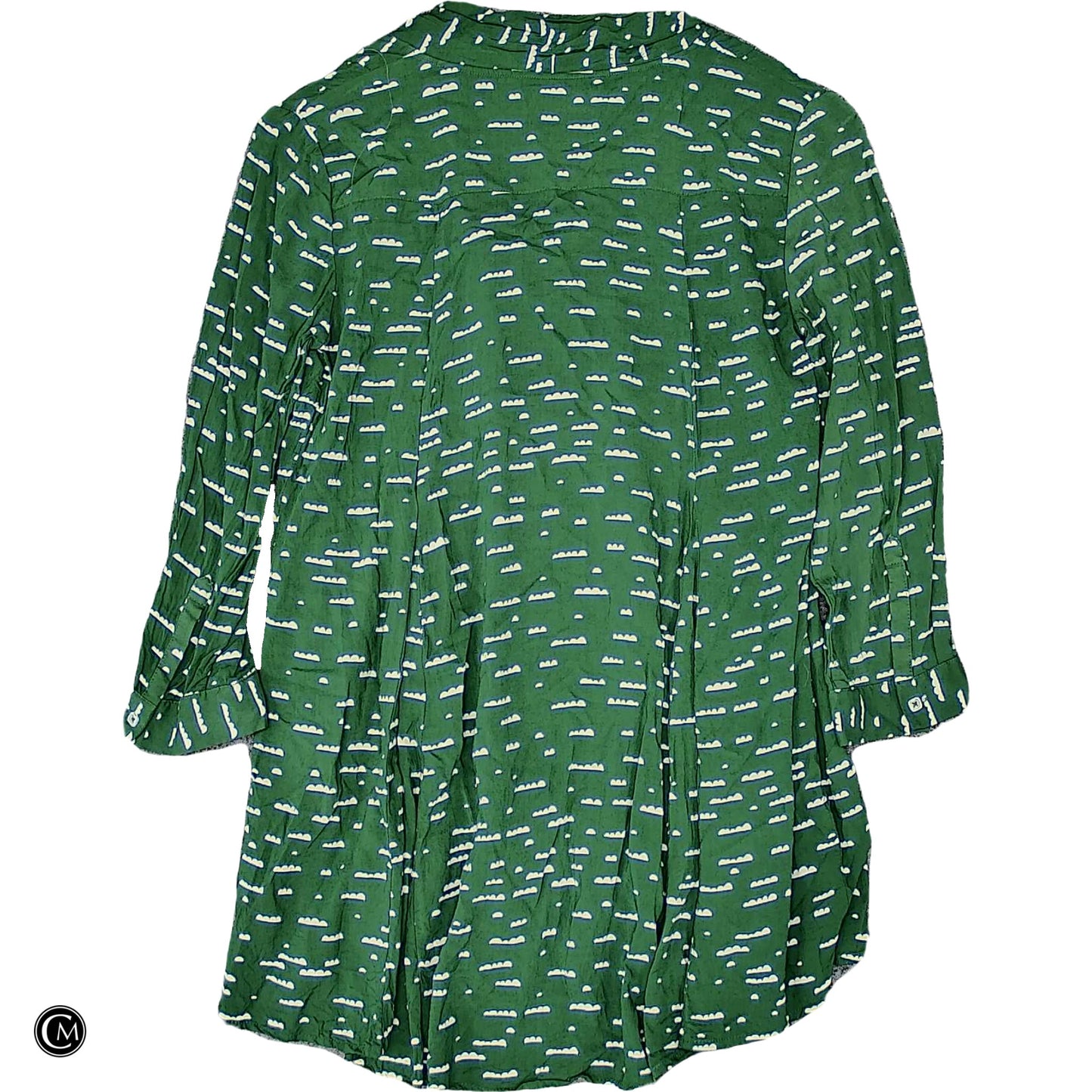 Top 3/4 Sleeve By Maeve In Green, Size: Xs image 2