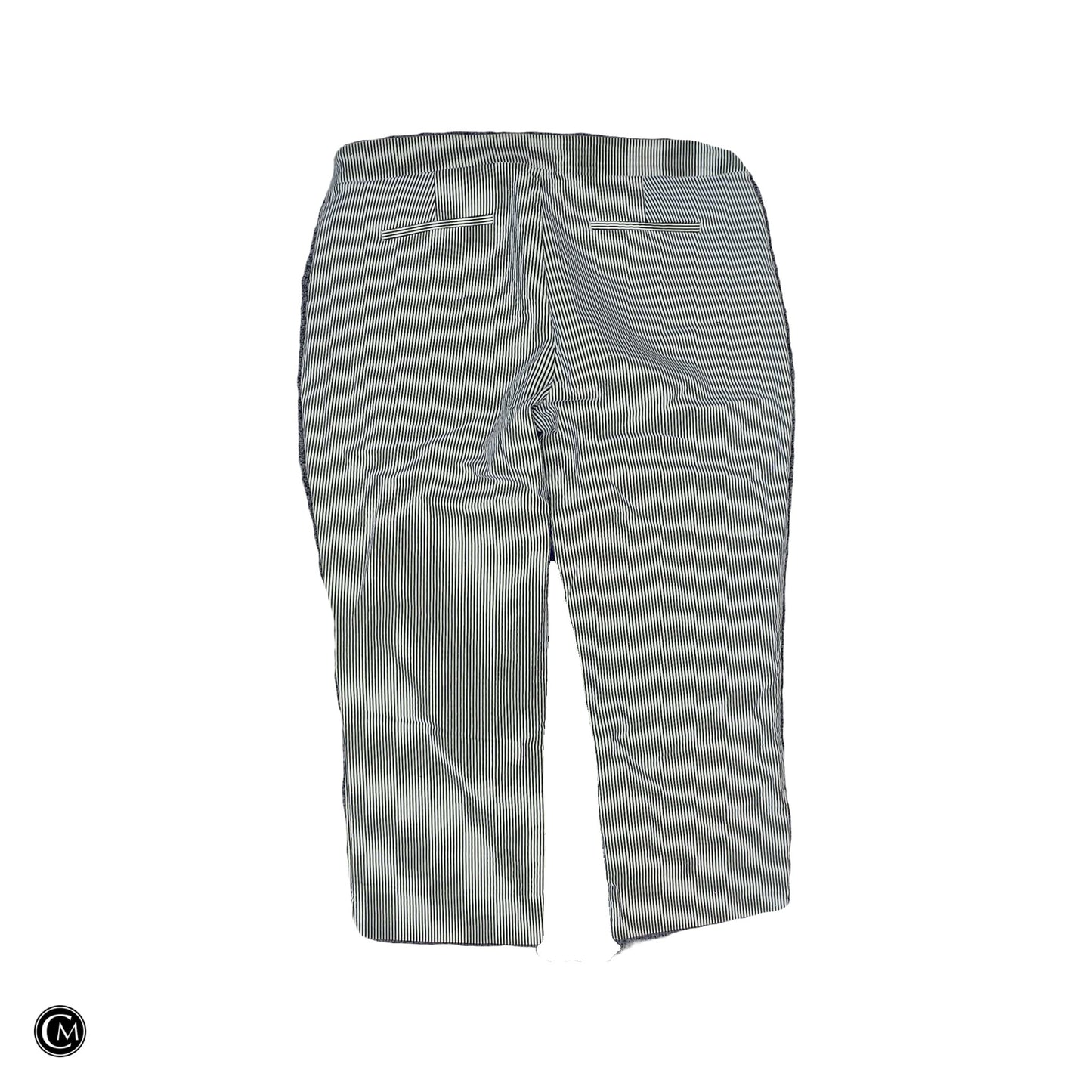 Pants Cropped By Hilary Radley In Striped Pattern, Size: 18 image 2