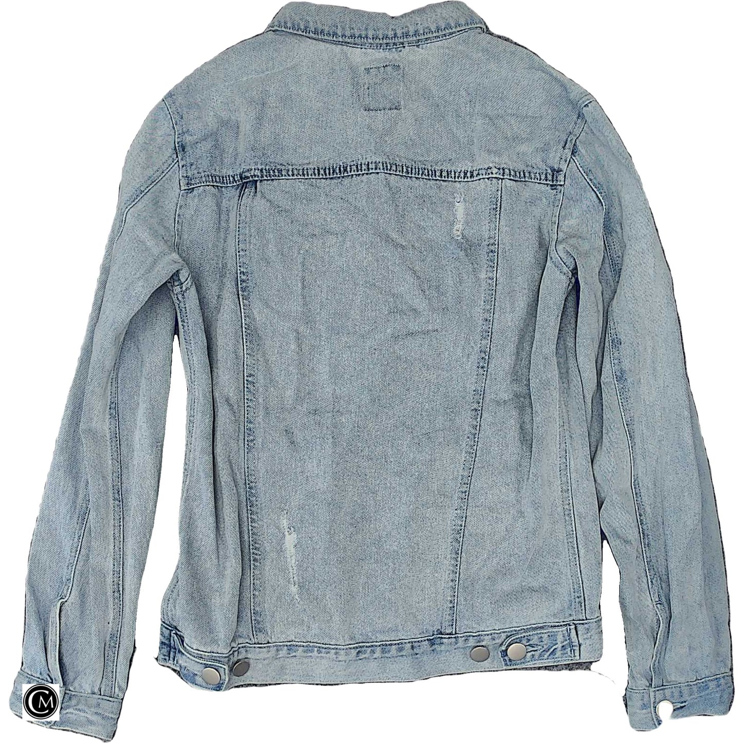 Jacket Denim By Clothes Mentor In Blue Denim, Size: S image 2