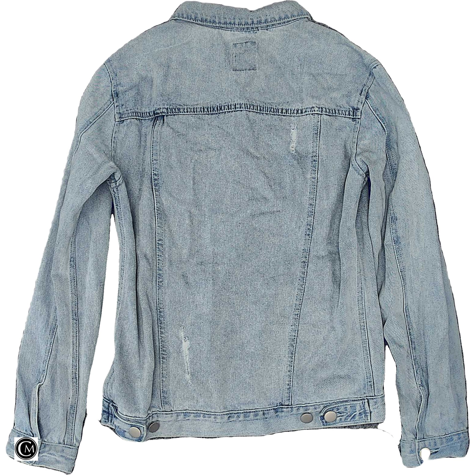 Jacket Denim By Clothes Mentor In Blue Denim, Size: S image 2
