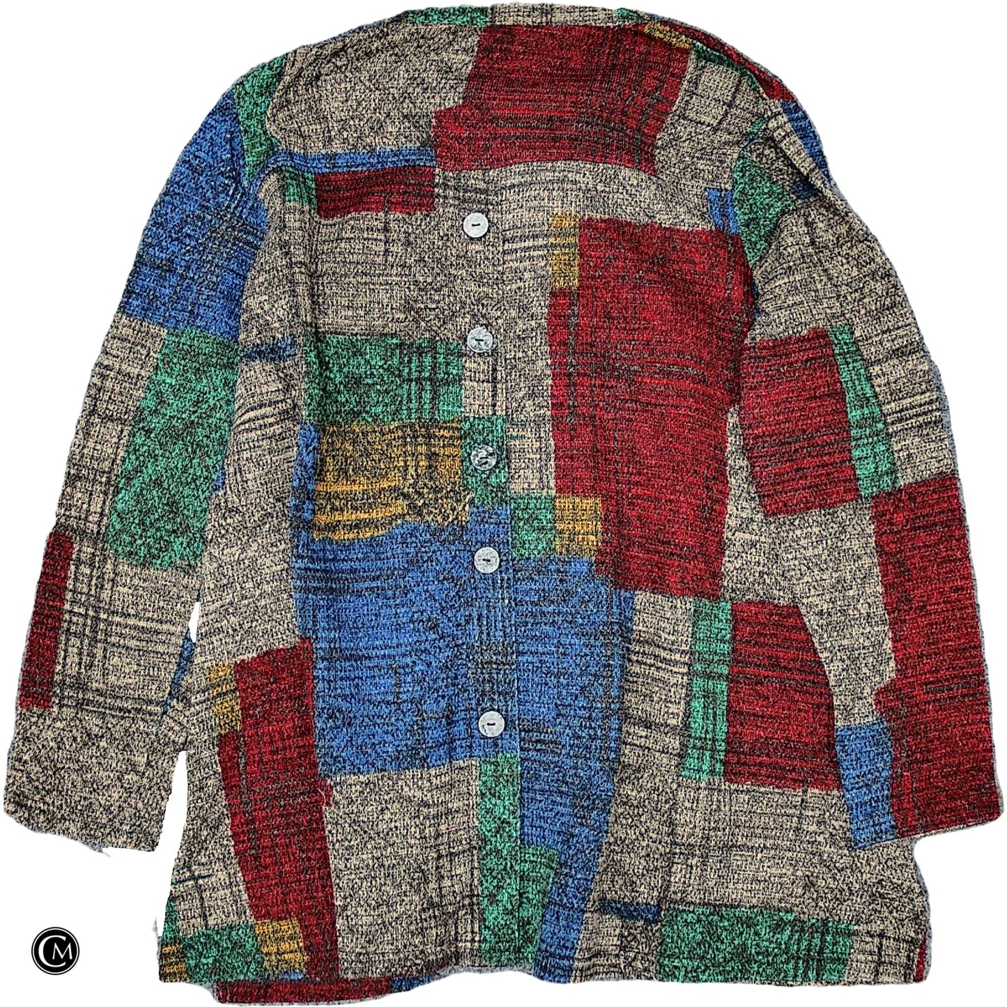 Sweater Cardigan By Ali Miles In Multi, Size: L image 2