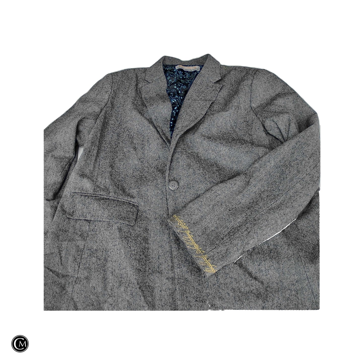 Blazer By Clothes Mentor In Grey, Size: 3x image 3