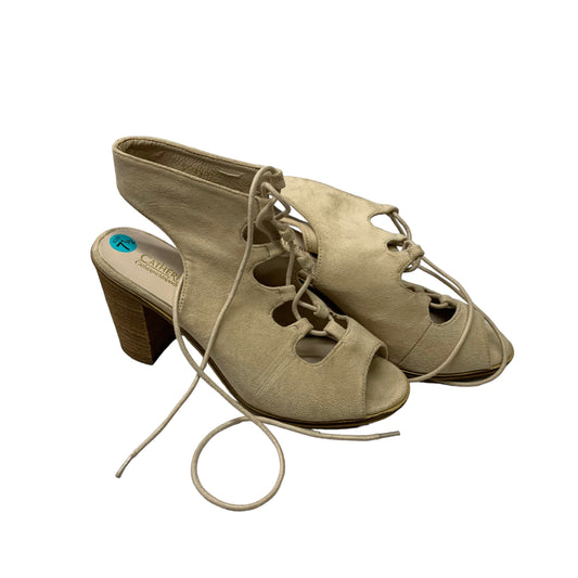 Sandals Heels Block By Catherine Malandrino  Size: 7.5